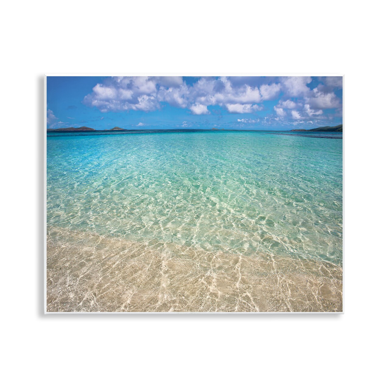 Stupell Industries Clear Caribbean Beach Waters Wall Plaque, design by Seven Trees Design